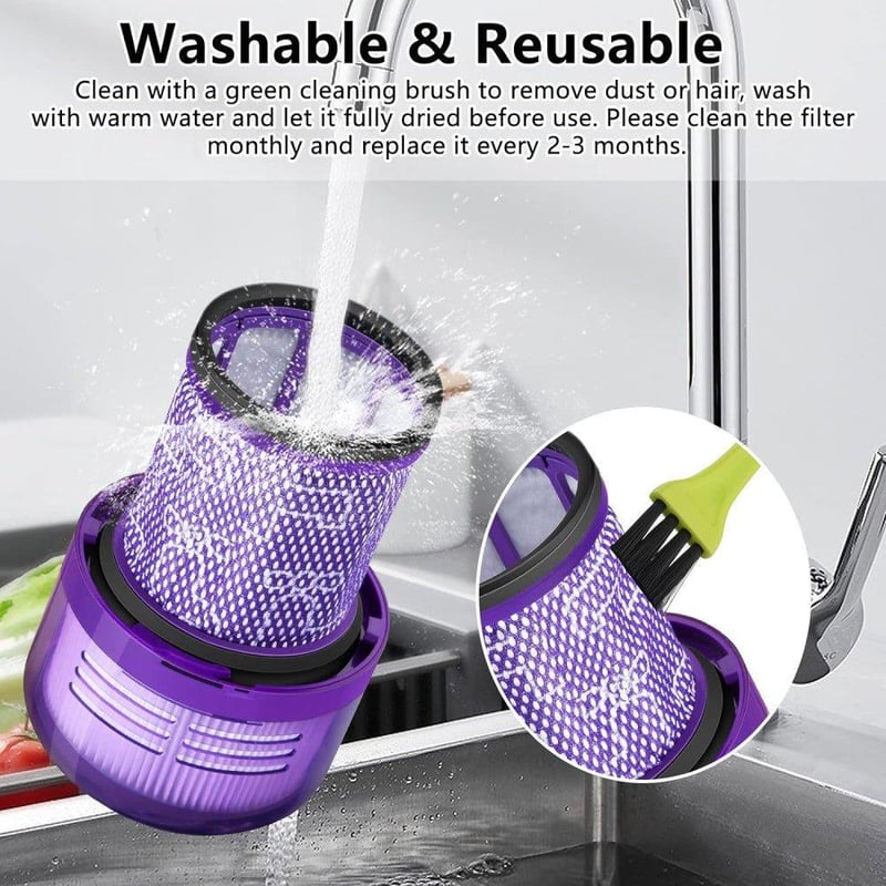 Dyson V12 Detect Slim mosható pótszűrő - kompatibilis porszívóbetét