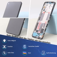 RongZy Oppo Find X3 Lite LCD Kijelző Csere CPH2145 Modellhez - Érintőképernyős Digitalizáló Fekete Kerettel és Szerszámokkal 5