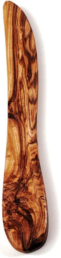 das Olivenholzbrett Kézzel Készített Olívafa Vajkés 20 cm - Természetes Fa Konyhai Eszköz Felnőtteknek 1