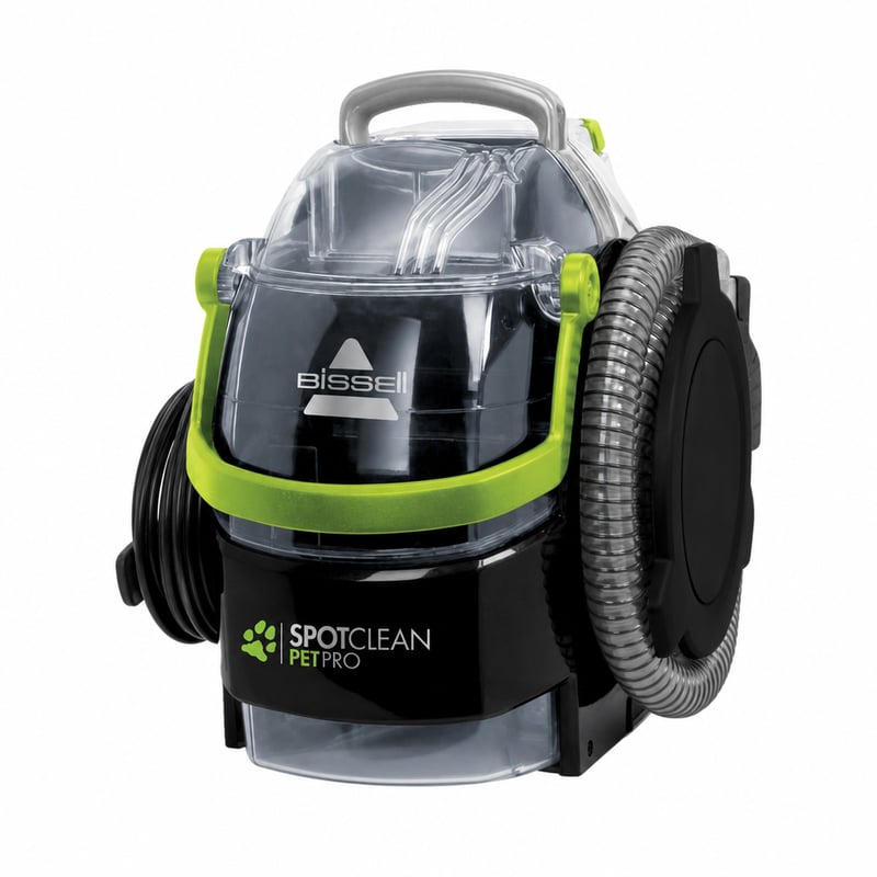 Aparat de curățat tapițerie și covoare Bissell SpotClean Pet Pro 15585, 750W — lipsește capul de aspirare și detergentul (stare: vezi poza nr. 2)