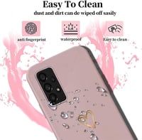 Samsung Galaxy A23 5G/4G Rózsaszín Szíves Szilikon Tok Levehető Nyakpánttal 3