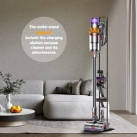 Dyson porszívó állvány kerekekkel - V15, V11, V10, V8, V7, V6 kompatibilis, fúrás nélkül 7