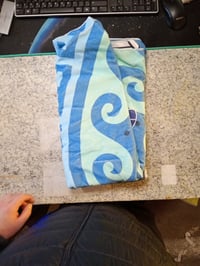 Zocipro Mikroszálas Strandtörölköző 180x90 cm, Kék, Nagy Méret, Homokálló, Gyorsan Száradó, Könnyű, Strand, Uszoda és Utazás, Uniszex 2