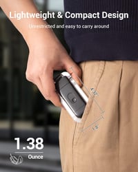 BootyBay Újratölthető Olvasólámpa Csíptetővel - USB-s Könyvlámpa 4 Fényerőszinttel, Kék Fény Szűrővel, 2 Színben, Utazáshoz és Éjszakai Olva 8