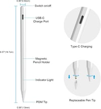 Apple Pencil alternatíva: Érintőceruza iPad-hez, Palm Rejection funkcióval (2018-tól) 6
