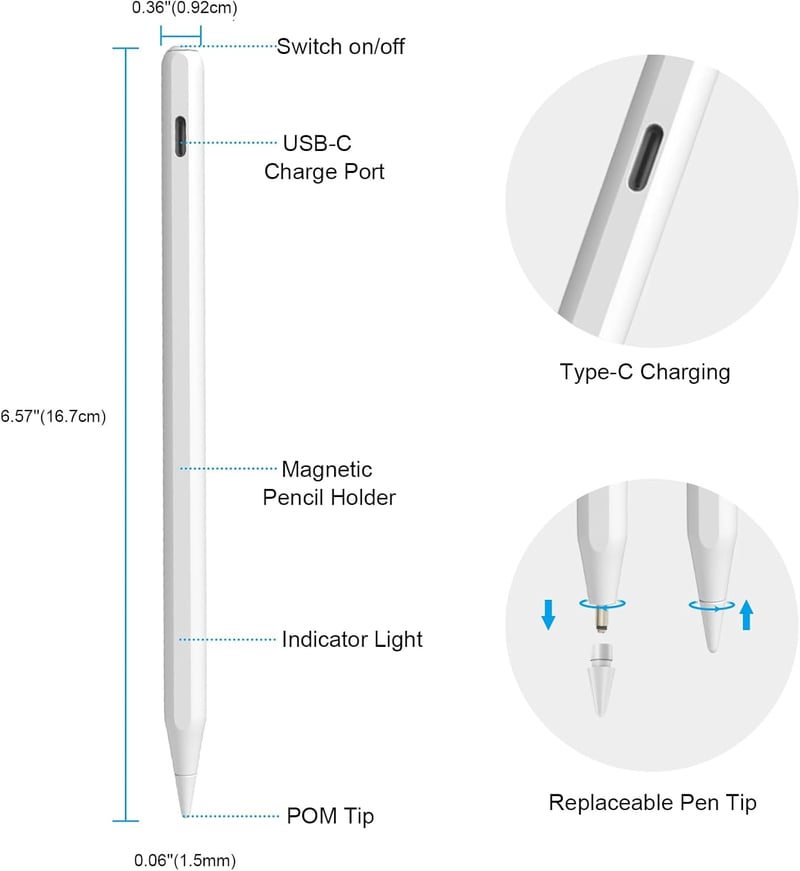 Apple Pencil alternatíva: Érintőceruza iPad-hez, Palm Rejection funkcióval (2018-tól)