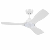 Philips Olas stropni ventilator s LED rasvjetom — neispravan, djelomično radi: slomljen poklopac LED svjetla, bez daljinskog upravljača (stanje: vidi 2. sliku) 1