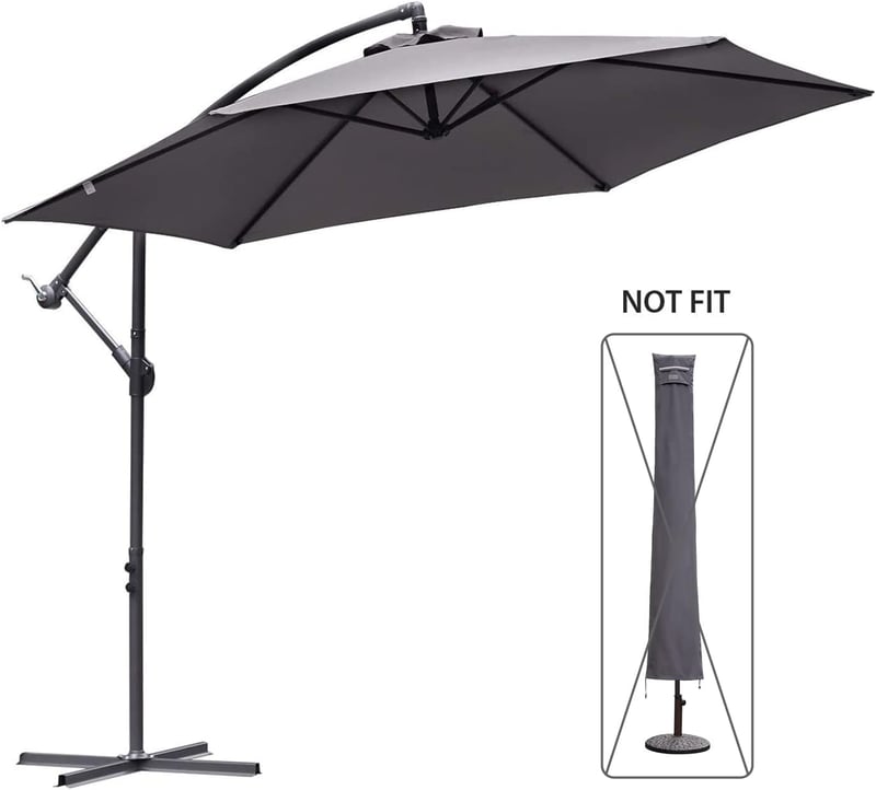 Sekey vízálló napernyő védőhuzat 400cm/240x330cm, szellőzőnyílásokkal