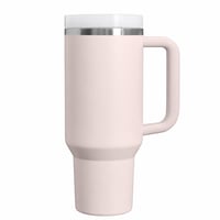 Stanley Quencher H2.0 Flowstate termosz ivópalack 1180 ml rózsaszín kvarcit szín szívószál — szívószál hiányzik (állapot: lásd a 2. képet) 1