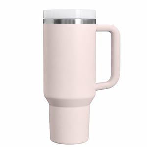 Stanley Quencher H2.0 Flowstate termo boca 1180 ml, boja ružičasti kvarcit, sa slamkom — slamka nedostaje (stanje: vidi 2. sliku)