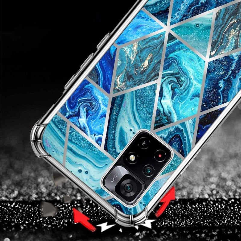 Xiaomi Poco M4 Pro 5G márvány mintás szilikon tokok - 3 db ultravékony, ütésálló védőtok