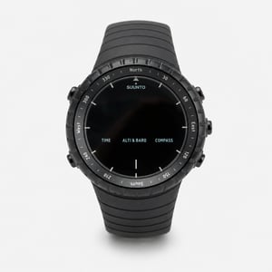 Suunto Core Outdoor sat u crnoj boji, s visinomjerom, barometrom i kompasom — neispitan (nema baterije)