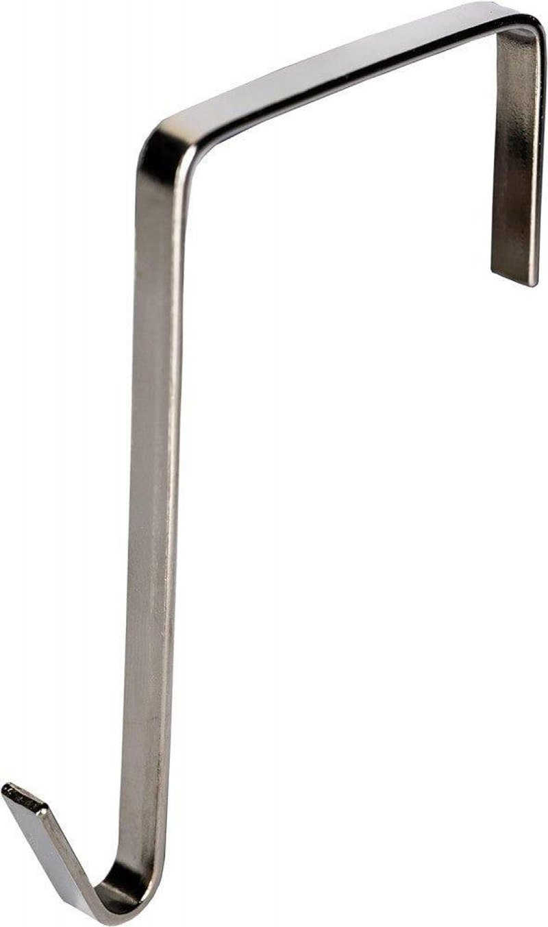 Króm Acél Ajtóhorog ODH45-1 - Kompakt, Erős, 8 cm-es