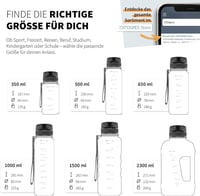 Športová fľaša 720°DGREE uberBottle Tritan 1,5 litra so sitkom, bez obsahu BPA, povrch softTouch, do posilňovne, na fitness, outdoorové športy 3