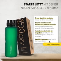 Športová fľaša 720°DGREE uberBottle Tritan 1,5 litra so sitkom, bez obsahu BPA, povrch softTouch, do posilňovne, na fitness, outdoorové športy 6