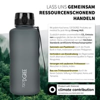Športová fľaša 720°DGREE uberBottle Tritan so sitkom, 1,5 l, bez BPA, ľahká fľaša na pitie na šport, do školy, na bicyklovanie a outdoorové aktivity 3