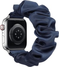 Apple Watch szíj - Kék, mintás, elasztikus szövet, S méret (1-3 sorozat) 2