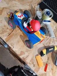 RC auto Carrera Nintendo Mario Kart Mach 8 – Chybné — chybné, čiastočne funkčné: bez diaľkového ovládača (stav: viď 2. obrázok) 3