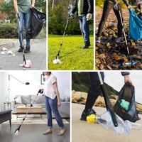 Housolution 110 cm Összecsukható Nyújtókar - Mágneses Végű, 360° Forgófejű Alumínium Felszedő Eszköz Időseknek, Gyerekeknek Kertbe és Hullad 6