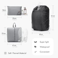 BAGZY Gurulós Hátizsák 45x36x20 cm - Kétkerekű Laptoptáska 15.6" Méretű Laptophoz, EasyJet Kézipoggyász Méretű Utazótáska Biztonsági Zárral 7