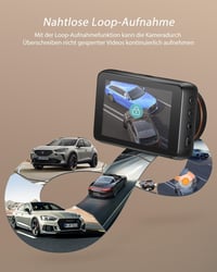 iZEEKER 4K Autós Fedélzeti Kamera WiFi Funkcióval, 2160P Felbontás, 32GB Kártyával, Éjjellátó, Hurokfelvétel, G-Szenzor, 24 Órás Parkolóőr 6