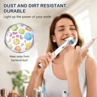 Oral-B kompatibilis átlátszó fogkefefejvédő, 10 db-os szett 7