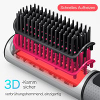 iTayga 2in1 Vezeték Nélküli Hajsimító Kefe, USB Tölthető, Utazáshoz 4