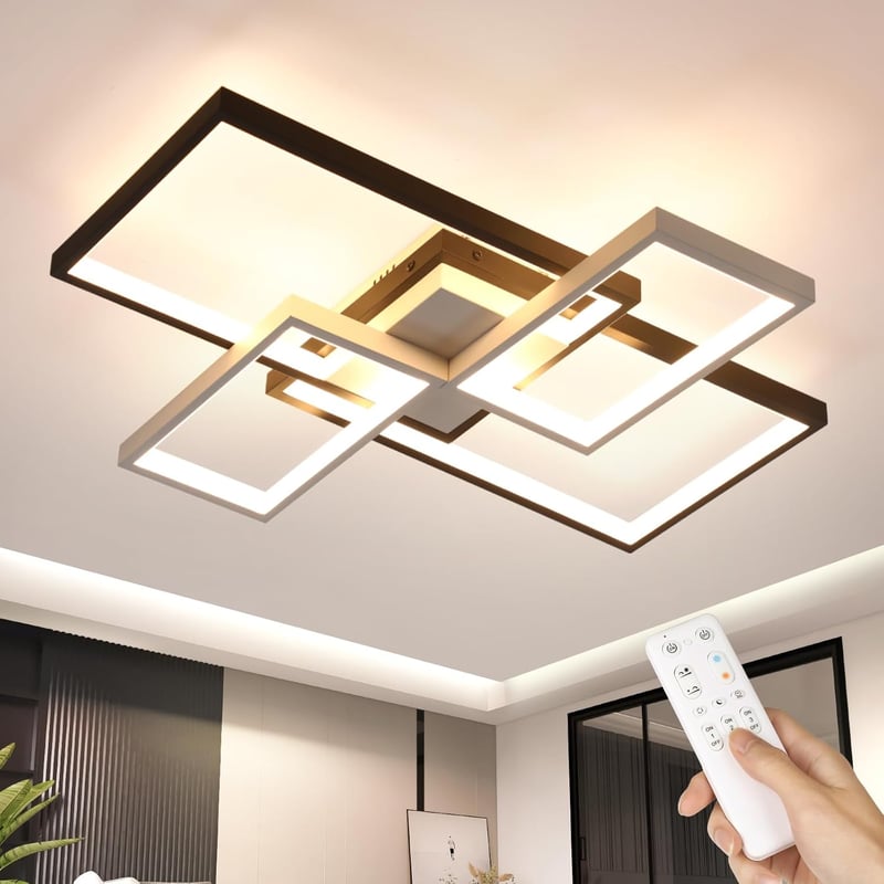 OTREN LED Mennyezeti Lámpa 65 cm, Fényerőszabályozható, Memória Funkcióval és Távirányítóval - Nappali, Étkező, Konyha, Iroda Világítás 52W