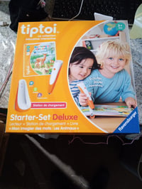 Ravensburger tiptoi Štartovacia súprava Deluxe s interaktívnym perom, nabíjacou stanicou a obrázkovou knihou Svet zvierat, od 3 rokov 4