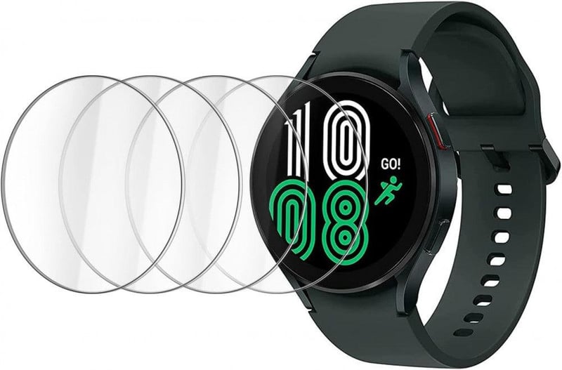 Samsung Galaxy Watch 4 44mm Edzett Üveg Védőfólia - 4db, HD Tiszta, 9H Keménységű
