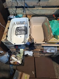 Kerbl Pet Expedion transportni boks 45x30x30 cm krem/taupe plastični za kućne ljubimce — neispravno, djelomično funkcionalno: nedostaje kopča (stanje: vidi 2. sliku) 2