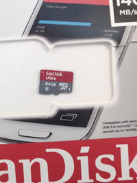 Pamäťová karta SanDisk Ultra microSDXC s SD adaptérom – 64 GB — bez SD adaptéra (stav: pozri 2. obrázok) 2