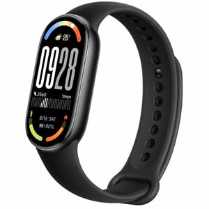 Fitness náramok Xiaomi Smart Band 10 s AMOLED displejom, 5ATM - čierny — bez nabíjačky (stav: pozri 2. obrázok)