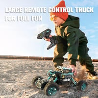CROBOLL 1:12 Emelhető RC Monster Truck, 20km/h, Kék - Fiúknak 3-8 éves korig 2