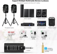Bietrun UHF vezeték nélküli mikrofon Bluetooth-szal, hangeffektekkel, karaokéhoz és partikhoz 6