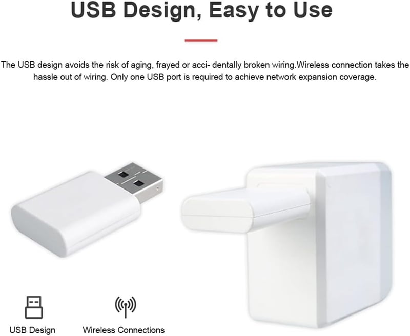 Iegefirm Tuya ZigBee jelismétlő - 20m-es hatótávolságú USB bővítő okoseszközökhöz
