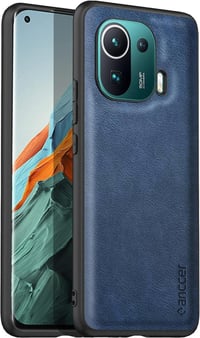 Xiaomi Mi 11 Pro Prémium Bőrhatású TPU Védőtok 1