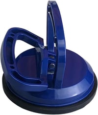 Q-CUP Üveg Tapadókorong 30 kg Teherbírással - Kék Szívókorong Üveglapokhoz, Csempéhez - 118 mm Átmérőjű Professzionális Emelőeszköz 5