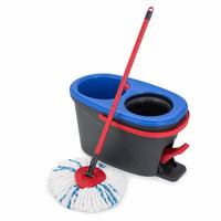 Set de curățare Vileda H2PrO cu găleată, sistem cu două rezervoare, mop din microfibră, pentru curățarea pardoselilor, utilizat 1