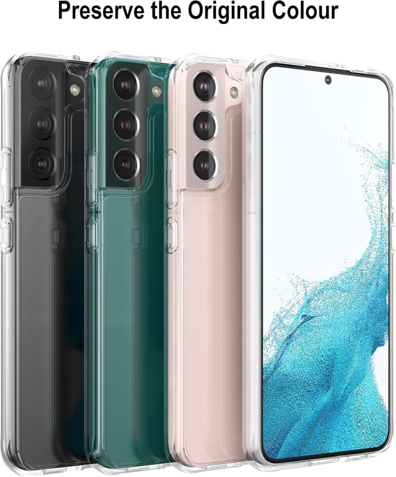 Samsung Galaxy S22 5G átlátszó vékony védőtok, ütésálló keménytok