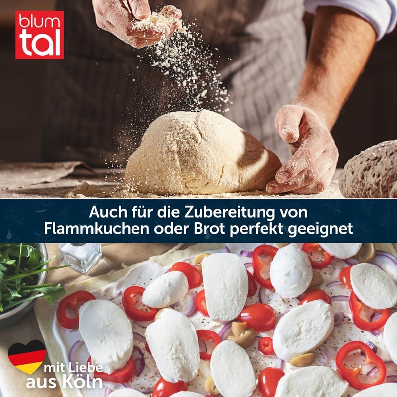 Blumtal 900°C-ig hőálló cordierit pizzakő sütőhöz és grillhez