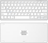 KARFUN ultravékony, újratölthető Bluetooth billentyűzet iPad, iPhone és más eszközökhöz 7