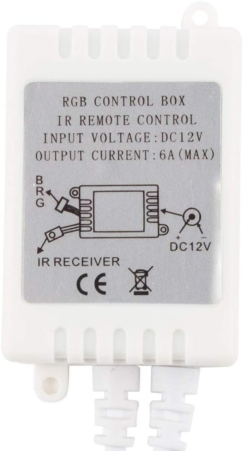 ICQUANZX 24 Gombos IR Távirányító RGB LED Szalaghoz 12V