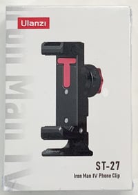 ULANZI ST-27 360°-os fém okostelefon-állvány adapter 3 vakupapuccsal 10