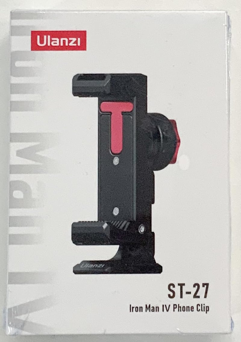 ULANZI ST-27 360°-os fém okostelefon-állvány adapter 3 vakupapuccsal