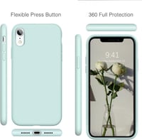 Apple iPhone XR Mentazöld Szilikon Védőtok 7