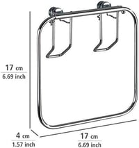 WENKO Classic króm törölközőtartó gyűrű, 17 cm-es 5