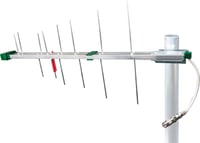 Schwaiger DVB-T2 kültéri antenna, LTE szűrővel és erősítővel, HD TV-vételhez 1