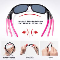 RIVBOS polarizált UV400 sport napszemüveg kerékpározáshoz, futáshoz - unisex 2