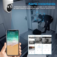 Wansview 2K WiFi beltéri biztonsági kamera Alexa-kompatibilis, babaőrző funkcióval 6